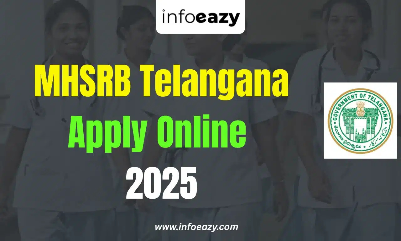 MHSRB Telangana Apply Online 2025