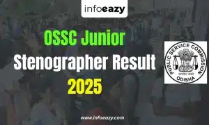 OSSC Junior Stenographer Result 2025