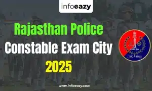 Rajasthan Police Constable Exam City 2025