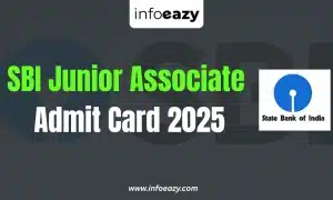 SBI Junior Associate Admit Card 2025