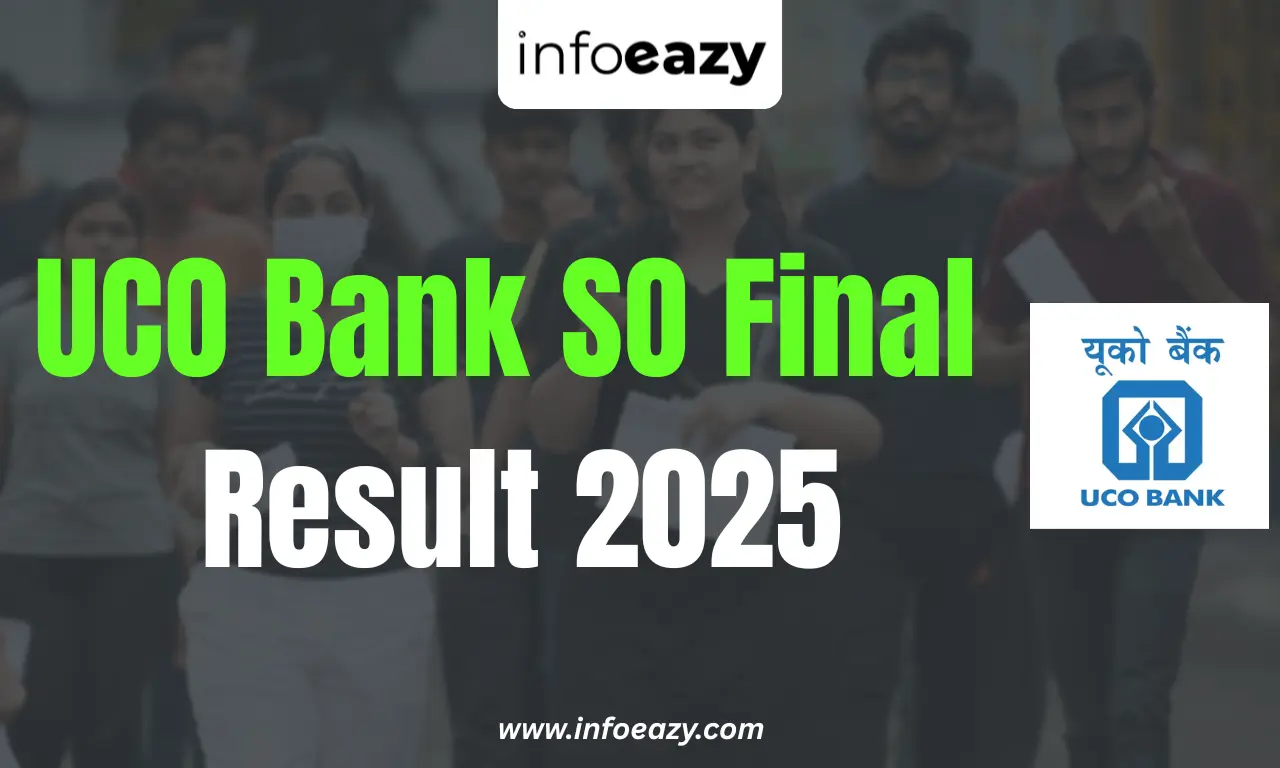 UCO Bank SO Final Result 2025