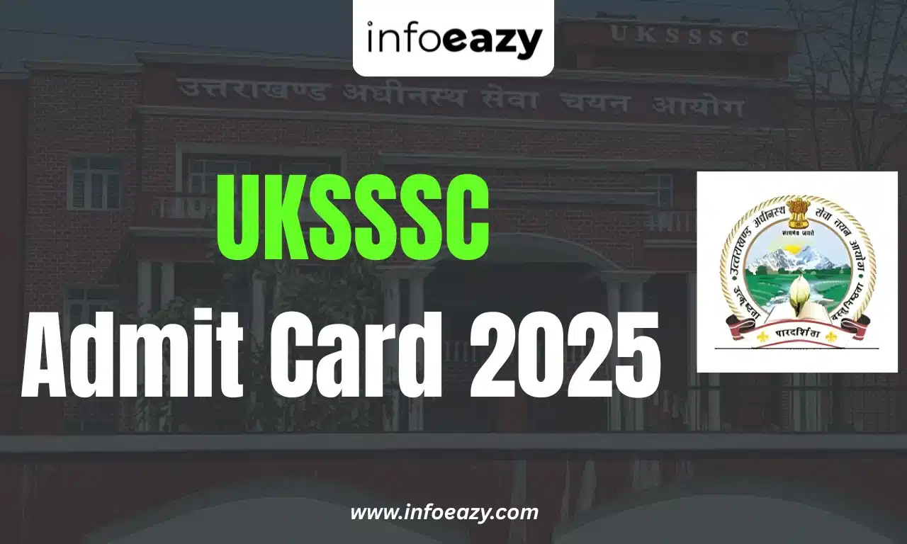 UKSSSC Admit Card 2025