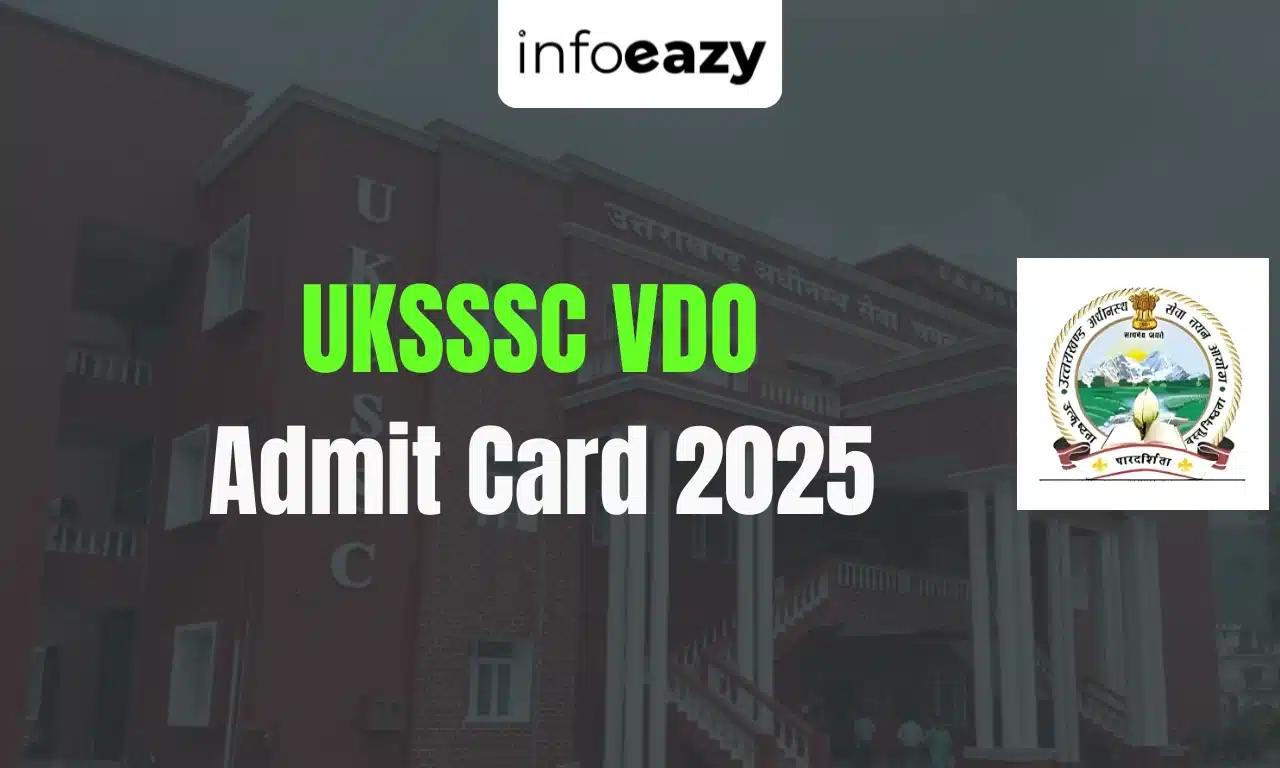 UKSSSC VDO Admit Card 2025