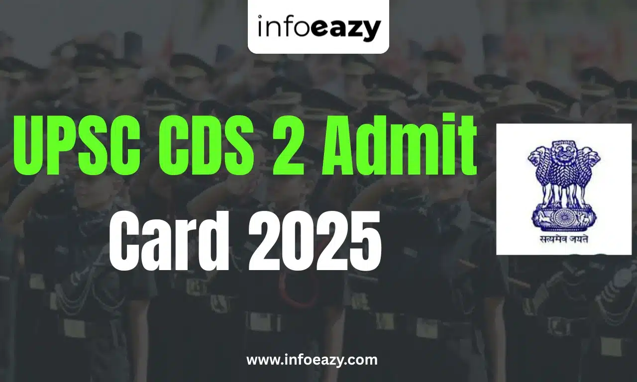 UPSC CDS 2 Admit Card 2025