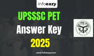 UPSSSC PET Answer Key 2025