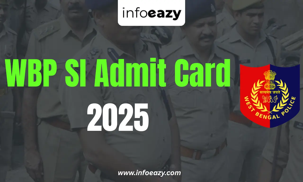 WBP SI Admit Card 2025