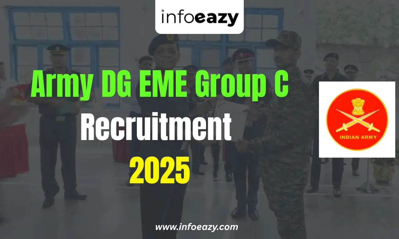 Army DG EME Group C Recruitment 2025