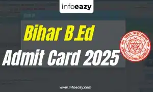 Bihar B.Ed Admit Card 2025