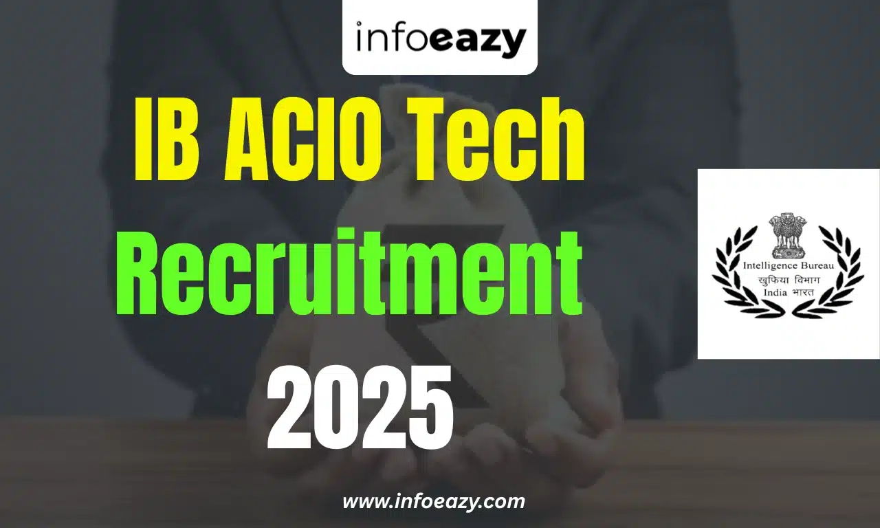 IB ACIO Tech Recruitment 2025
