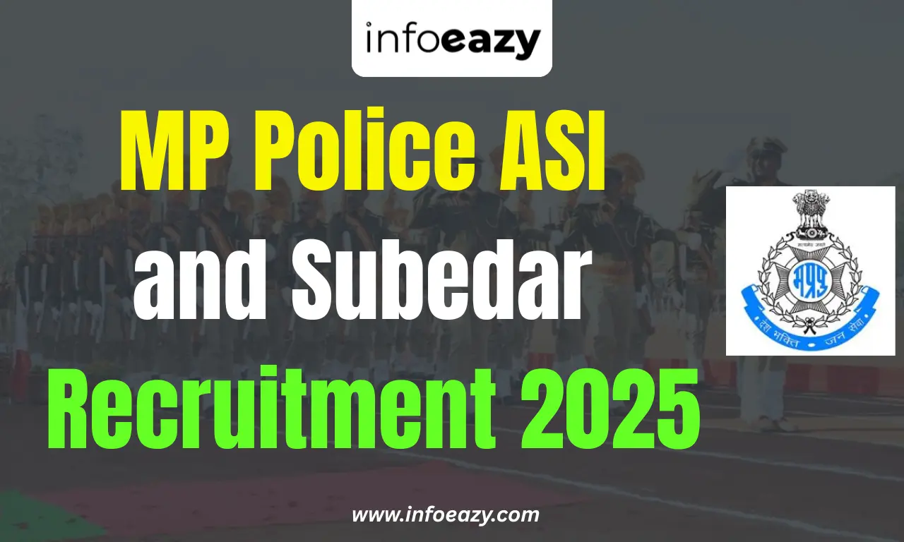 MP Police ASI and Subedar Recruitment 2025