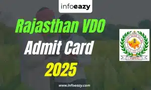 Rajasthan VDO Admit Card 2025