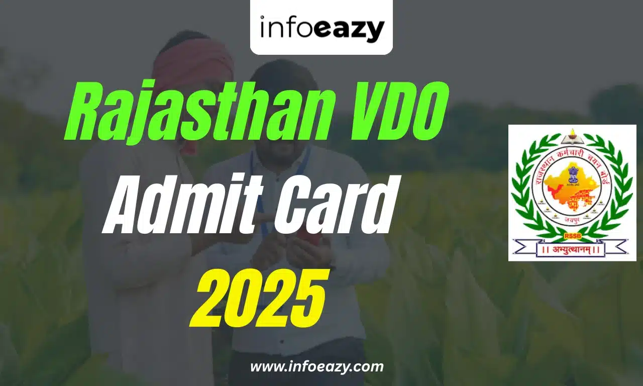 Rajasthan VDO Admit Card 2025