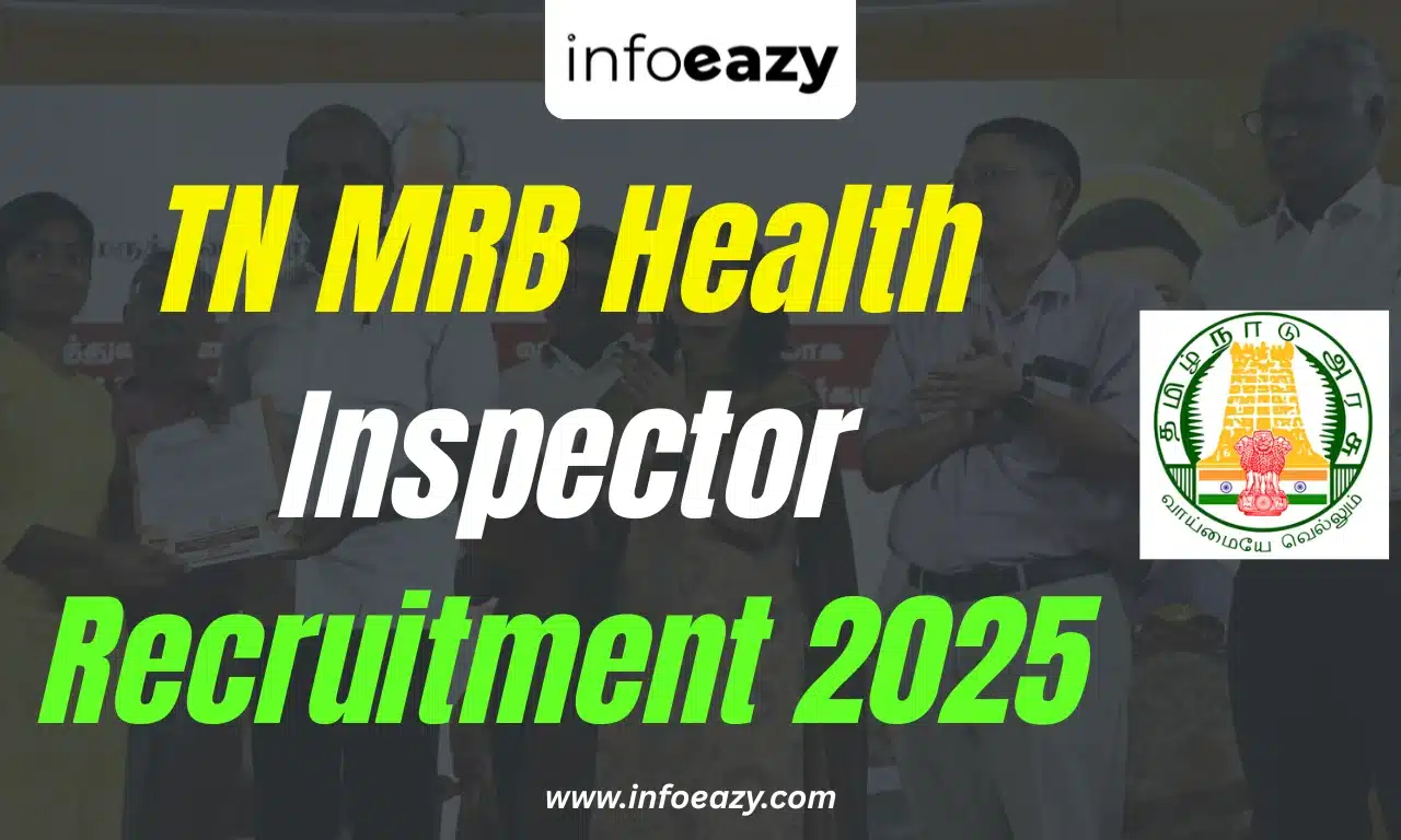 TN MRB Health Inspector Recruitment 2025
