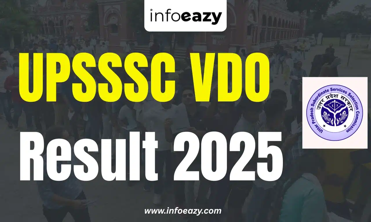 UPSSSC VDO Result 2025