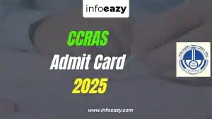 CCRAS Admit Card 2025