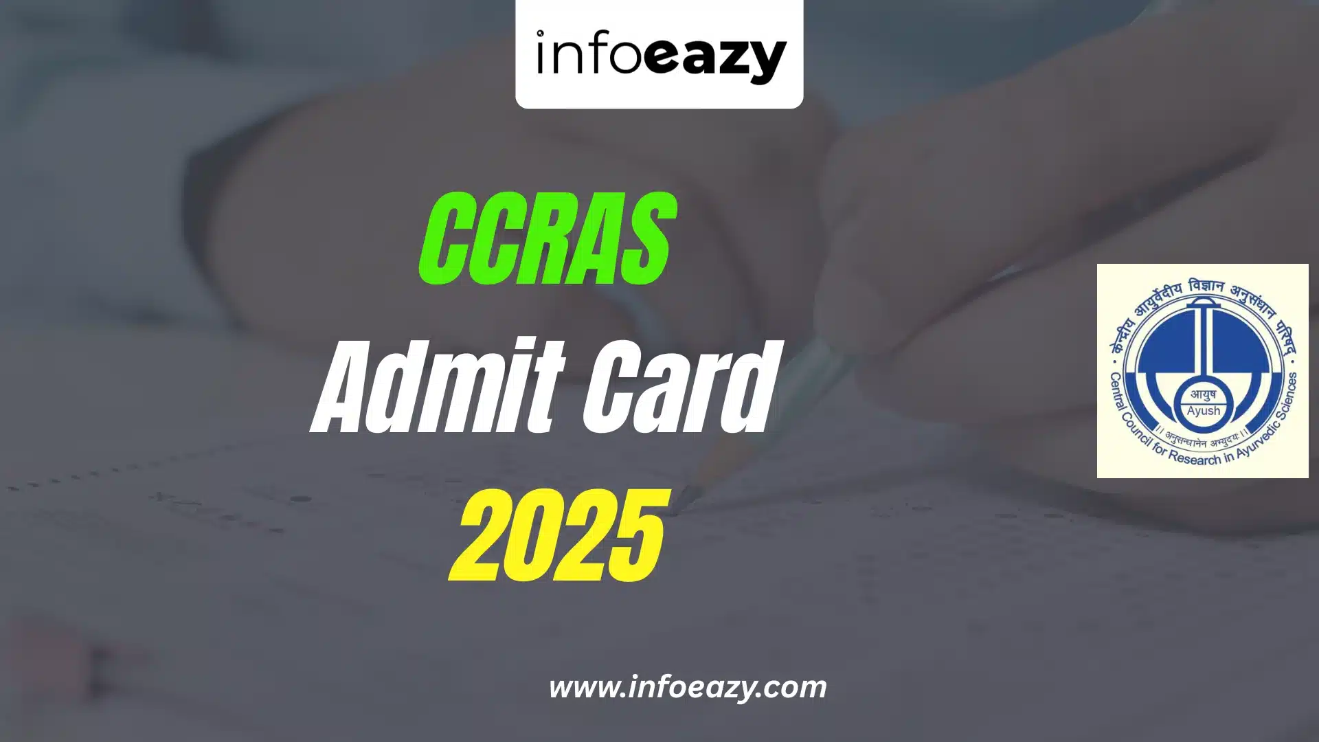 CCRAS Admit Card 2025