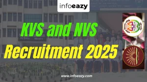 KVS and NVS Recruitment 2025, 14967 Vacancies, Apply Online