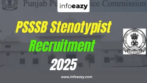 PSSSB Stenotypist Recruitment 2025