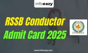 RSSB Conductor Admit Card 2025