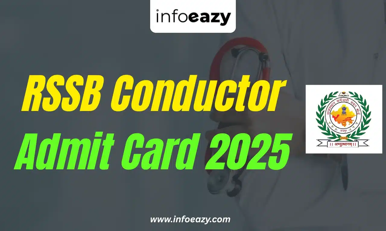 RSSB Conductor Admit Card 2025