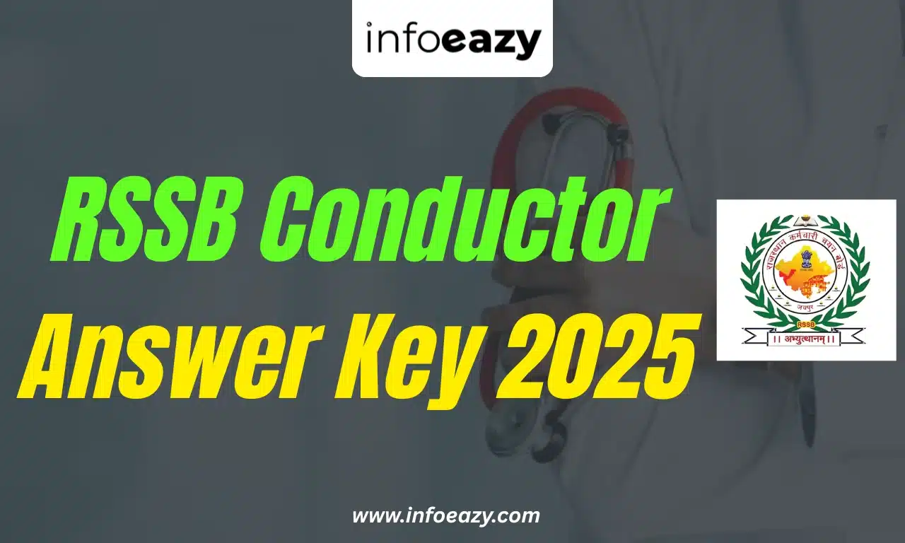 RSSB Conductor Answer Key 2025