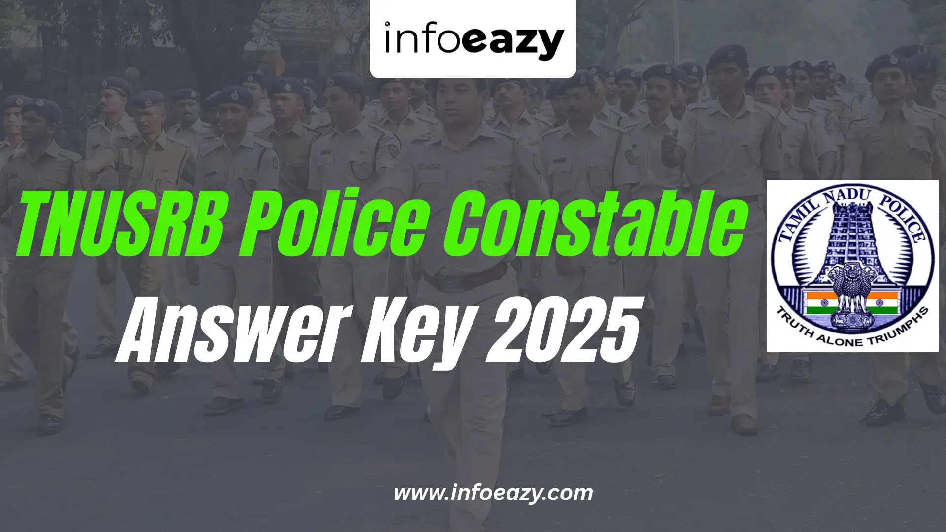 TNUSRB Police Constable Answer Key 2025