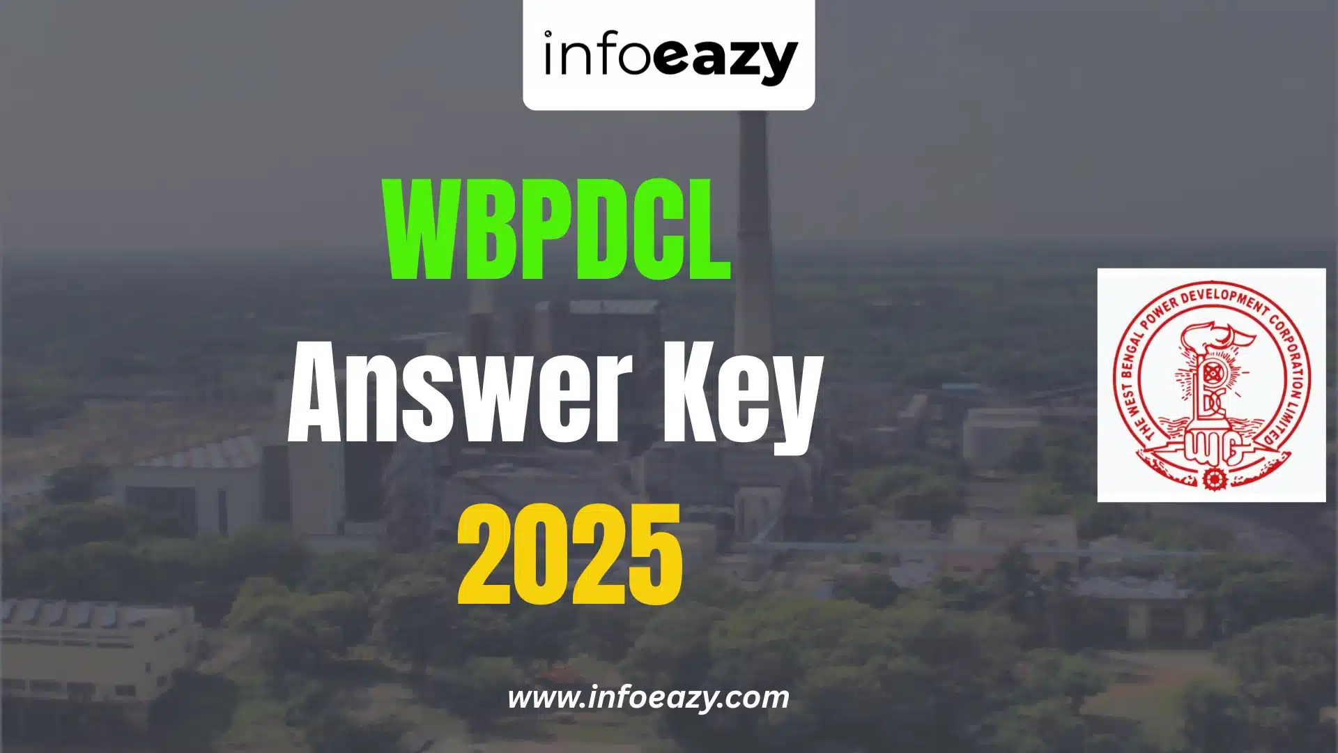 WBPDCL Answer Key 2025